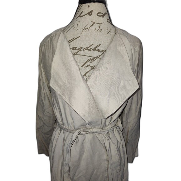 Women's Ophelia Roe Tie Front Jacket Beige Small - Picture 2 of 7